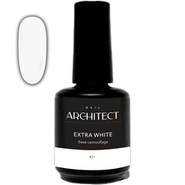 Камуфлирующая крепкая каучуковая база HARD Nail ARCHITECT 21 EXTRA WHITE Base Camouflage 15 ml