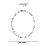 Потолочный светодиодный светильник Sonex PARTIAL 3008/DL SN LED 48Вт Ø390 3000-6500K IP43 TAN