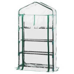 Чехол для теплиц GREEN APPLE GA-House-4-PVC cover на молнии 1250х690х300 мм | Теплица