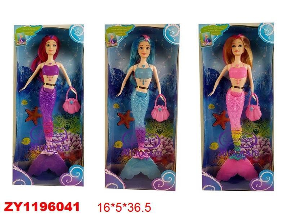 Кукла тип Модница Русалка с аксесс. 36см, коробка 3366-16