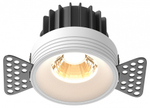 Встраиваемый светильник Maytoni Technical Round DL058-12W2.7K-TRS-W