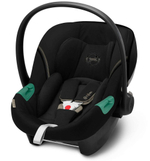 Коляска Cybex Balios S Lux TPE complete Aton S2 Moon Black 3 в 1 Stormy Blue с дождевиками