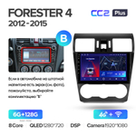 Teyes CC2 Plus 9" для Subaru Forester XV, Impreza 2012-2015