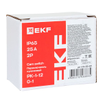 Переключатель кулачковый ПК-1-12 25А 2P «0-1» IP65 EKF