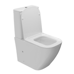 Унитаз-компакт безободковый WAVE КВАДРО/QUADRO гориз, нижн, 2-кн.арм, сид. дюропл, м/л, быстр