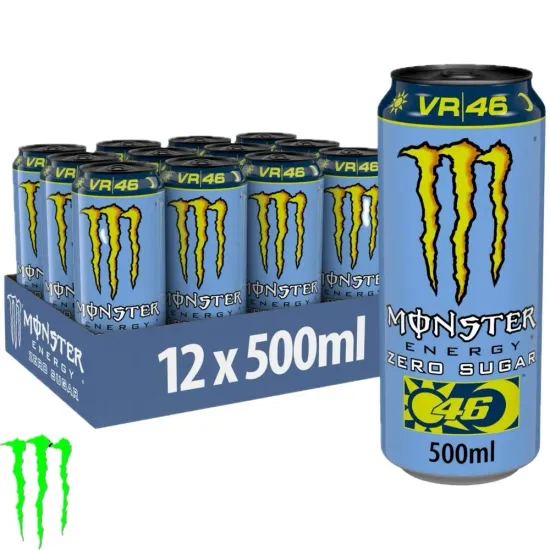 Энергетический напиток Monster Energy VR 46 Zero Sugar, 500мл