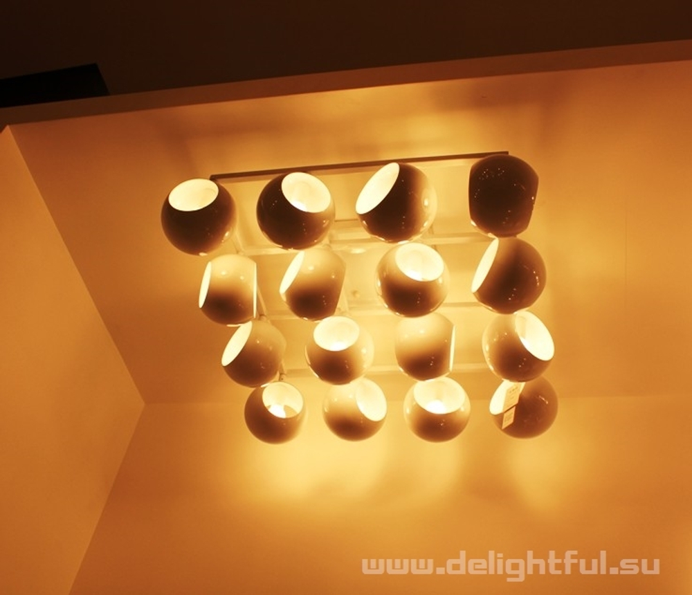 люстра Licht im Raum White Moons