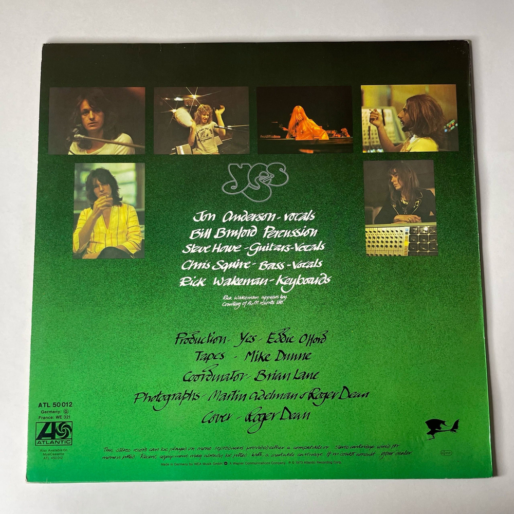 Винтажная виниловая пластинка LP Yes Going For The One (Germany 1977)