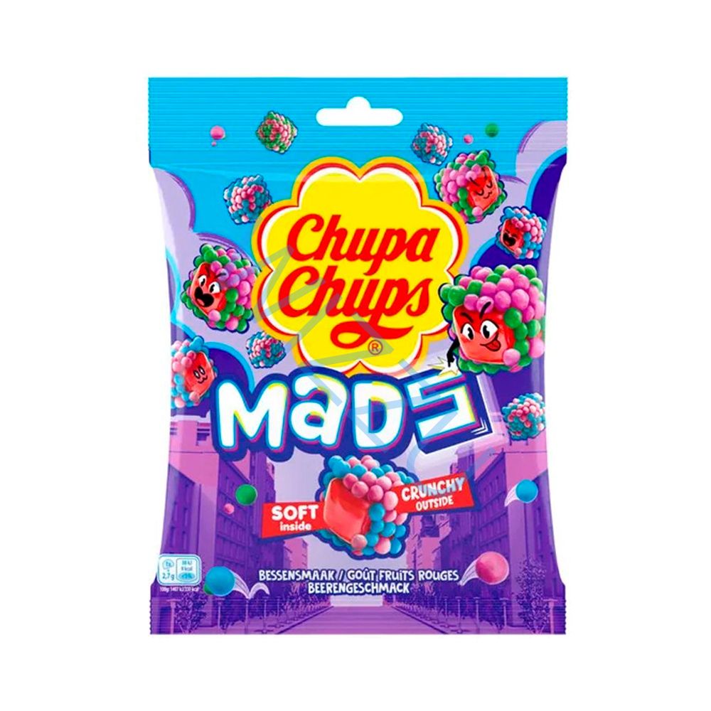 Жевательная конфета Chupa-chups Mads Fruits 45г