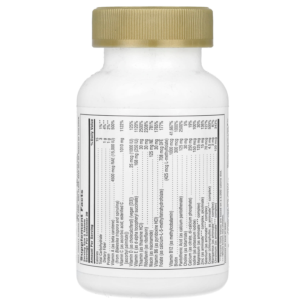 NaturesPlus, Source of Life Gold, The Ultimate Multi-Vitamin Supplement, 90 таблеток