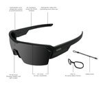 Спортивные очки с диоптриями OCEAN Race Black / Grey Polarized lenses