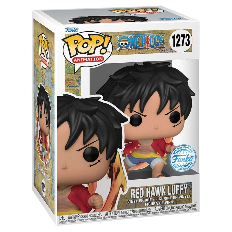 Фигурка Funko POP! Animation One Piece Red Hawk Luffy w/(GW)Chase (Exc) (1273) 62701