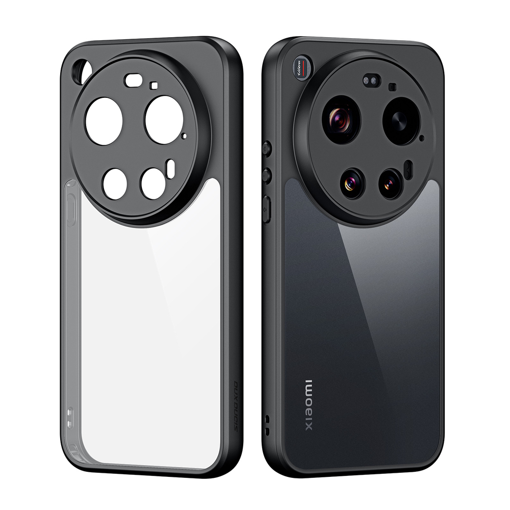 Чехол прозрачный с черными рамками для Xiaomi 17 Ultra, серия Aimo Series Case от Dux Ducis