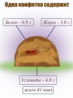 Шоколадные конфеты с ягодами годжи