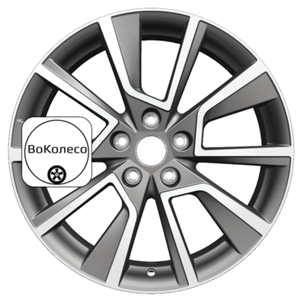 7x18/5x114,3 ET35 D60,1 KHW1802 (Changan/Geely/Lexus/Suzuki/Toyota) Gray-FP Khomen Wheels