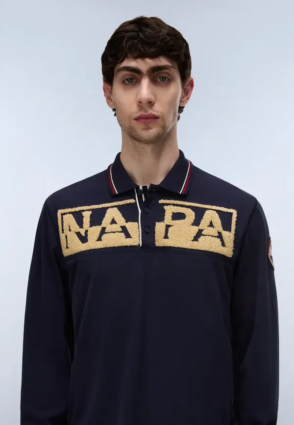 Поло с длинным рукавом мужское NAPAPIJRI E-ARCHIVE POLO LS