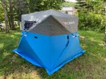 Накидка на половину палатки HIGASHI Pyramid Half tent rain cover #Grey