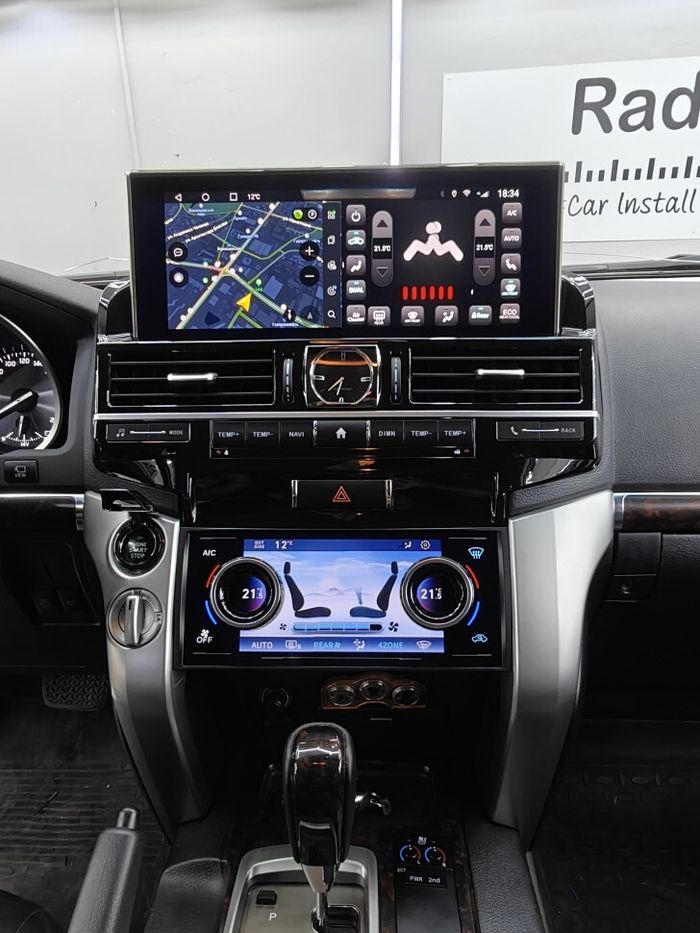 Магнитола для Toyota Land Cruiser 200 2007-2015 (климат на ШГУ) - RDL-LC200H-07-15-105 монитор 12.3" на Android 13, Быстрая, CarPlay, 4G SIM-слот