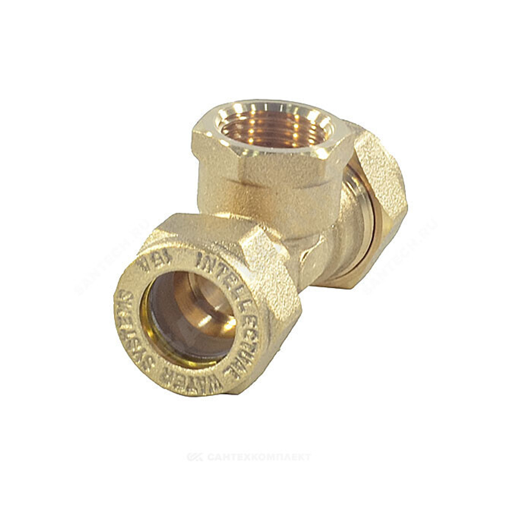 Тройник латунь 20Aх3/4"х20 обжим/ВР STAHLMANN STFL2003/420BEF