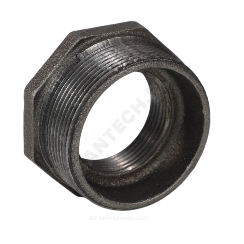 Футорка чугун Ду 20х15 (3/4"х1/2") НР/ВР Fittex PLUS