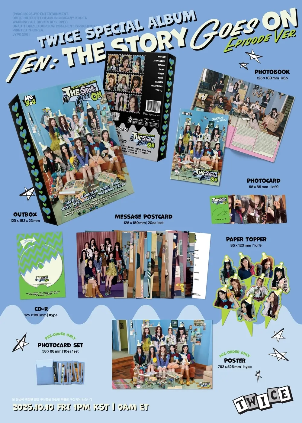Альбом TWICE - Special Album [TEN: The Story Goes On] (EPISODE Ver.)
