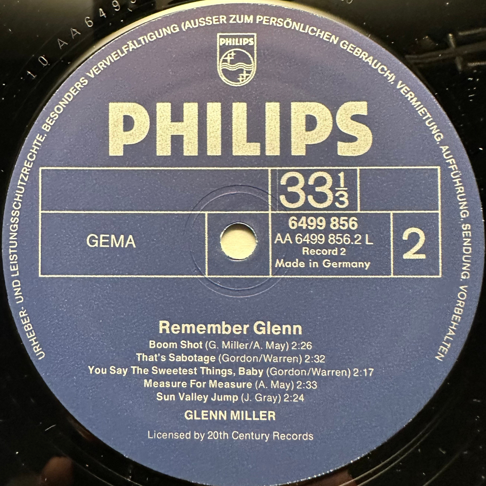Glenn Miller - Remember Glenn (Германия)