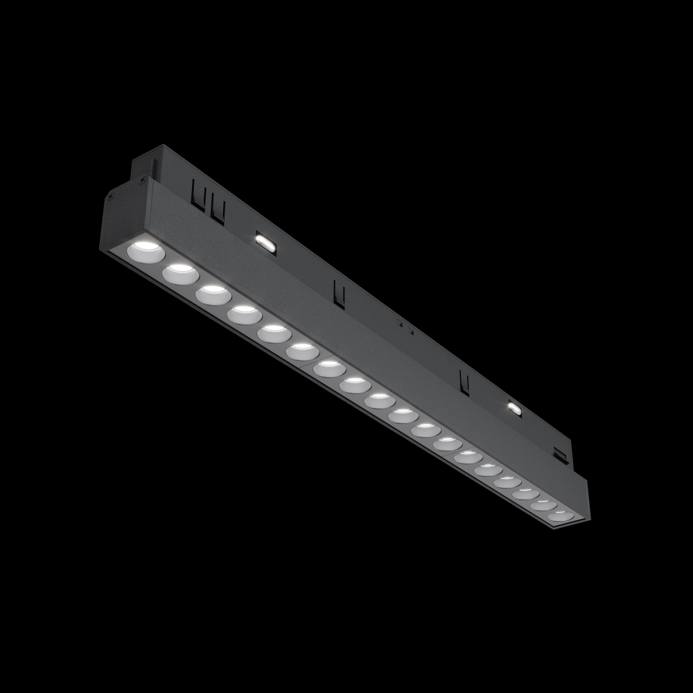 Магнитный трековый светильник Maytoni Points TR031-4-18W3K-S-DS-B