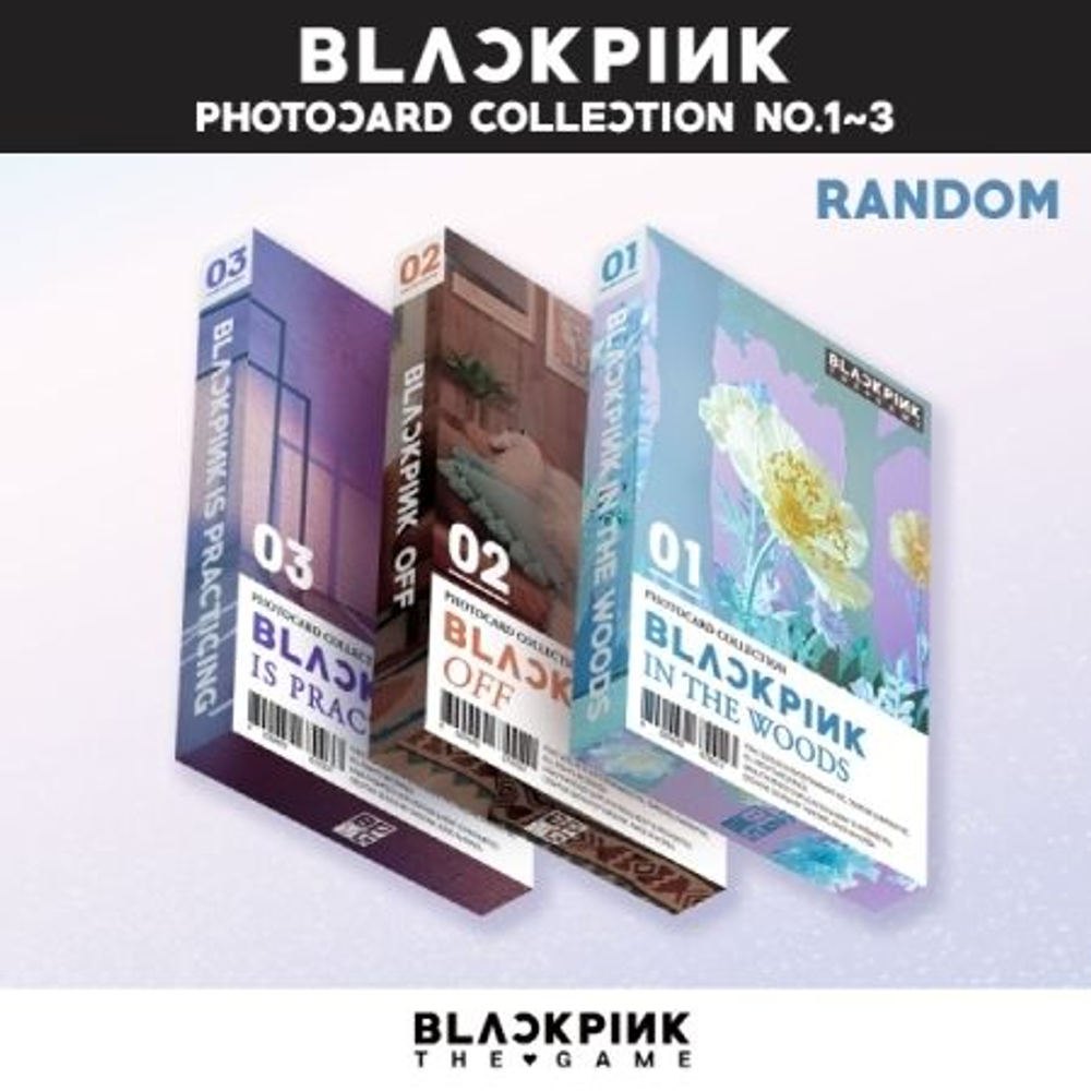 Альбом BLACKPINK - THE GAME Photocard Collection 3 Version (1+2+3) SET