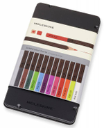 Карандаши цветные акварельные Moleskine Watercolour (EW7P12COLA) 12цв. мет.кор.