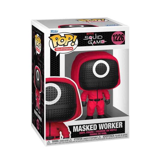 Фигурка Funko POP! TV Squid Game Round Masked Worker 64799