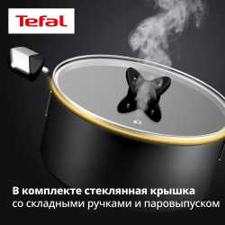 Кастрюля с крышкой Tefal Excellence Fusion 24 см G3414602