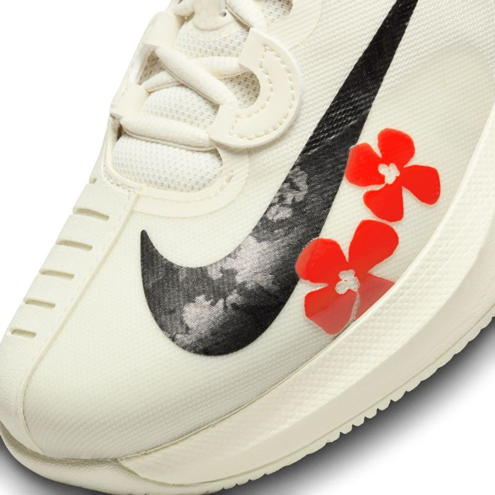 Женские Кроссовки теннисные Nike Zoom GP Turbo HC Osaka - coconut milk/black/team orange