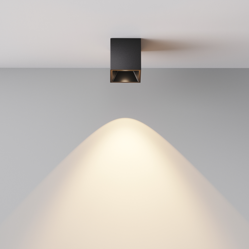 Накладной светодиодный светильник Maytoni Alfa LED C064CL-5W3K-SQ-B