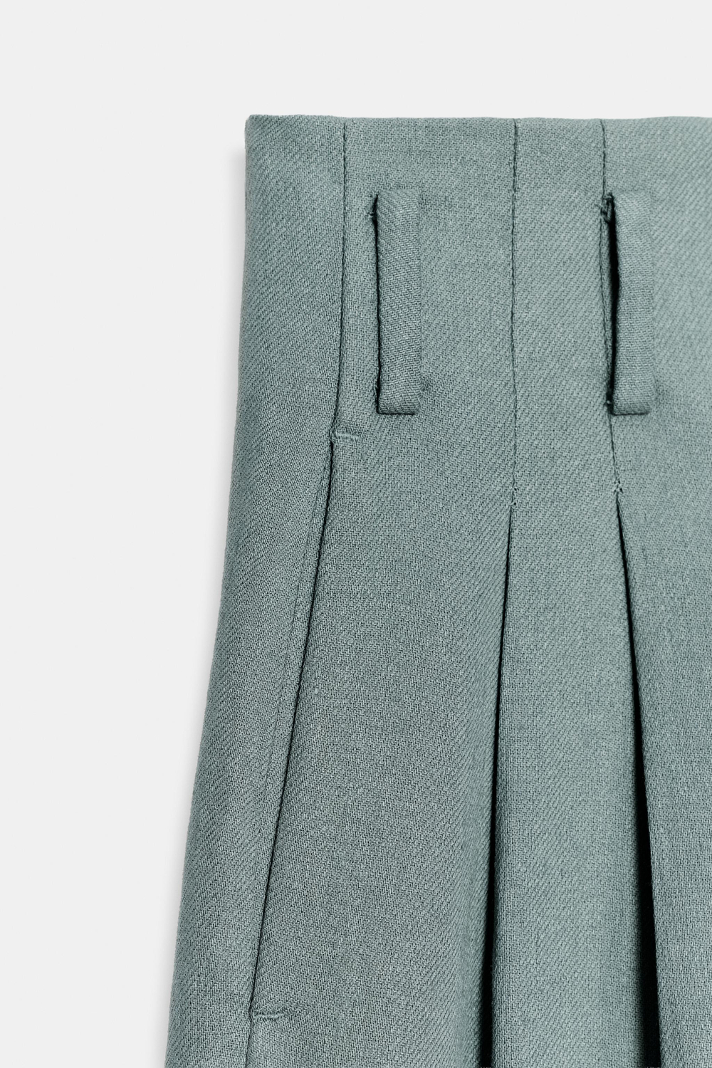 БРЮКИ С ЗАЩИПАМИ И ЛЬНОМ — ZW COLLECTION — ZARA