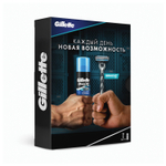 Gillette MACH-3 Станок д/бритья с 1касс. + Гель д/бр Экстракомфорт 75мл
