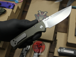 Нож Pro-Tech / Chaves Knives Redencion 229 Auto Standard Green - рук анод алюминий + шайбы