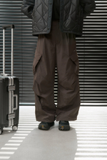 Брюки Nothomme Monterest Wide-Leg Paratrooper Pants Nothomme Monterest "Dark Roasted Brown Coffee"