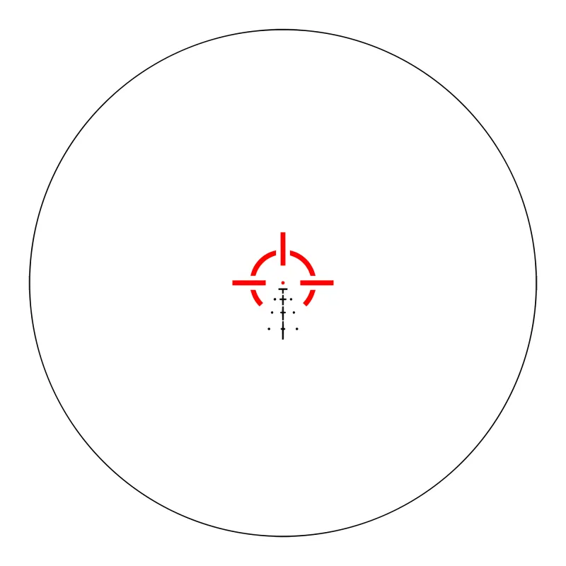 Прицел призматический Vector Optics Paragon 3x18, VEPS-MBR - прицельная сетка с подсветкой