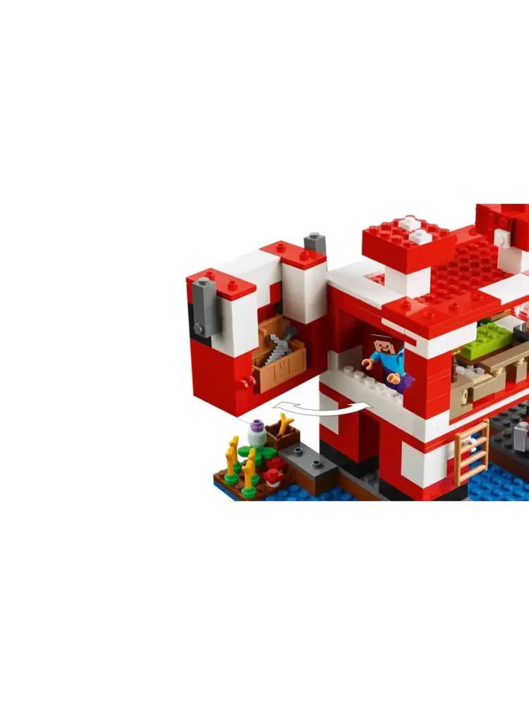 Конструктор Minecraft 21270 Грибной домик