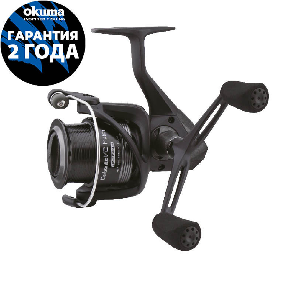 Катушка Okuma Carbonite V2 Match Baitfeeder 40MBF + доп. Шпуля