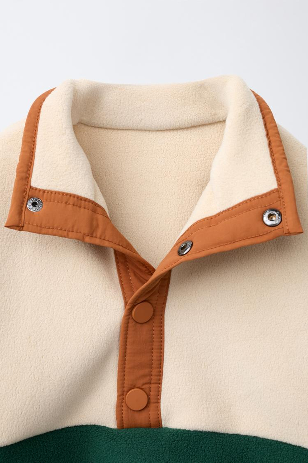 ZARA ФЛИСОВАЯ ТОЛСТОВКА COLORBLOCK, РАЗНОЦВЕТНЫЙ
