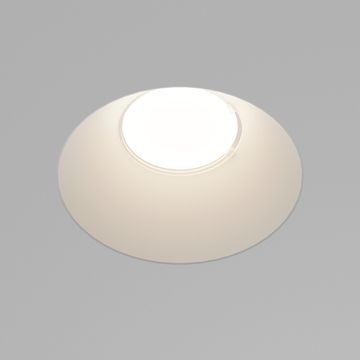 Встраиваемый точечный светильник 1*GU10 DL129-GU10-01-W белый Gyps Modern Maytoni