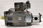 A4VSG250HS4/30R-PZB10N000N - Насос аксиально-поршневой регулируемый реверсивный с наклонной шайбой, рабочий объем 250 см3, HS4 = регулирование подачи насоса пропорциональным клапаном, номинальное давление 350 бар