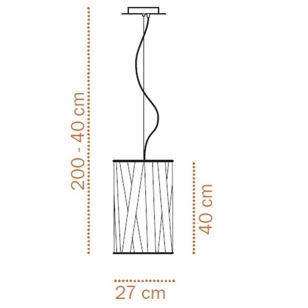 люстра CROSS LINES PENDANT LIGHT ( диам. 27 CM )