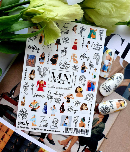 Слайдеры #W-90 MIW NAILS