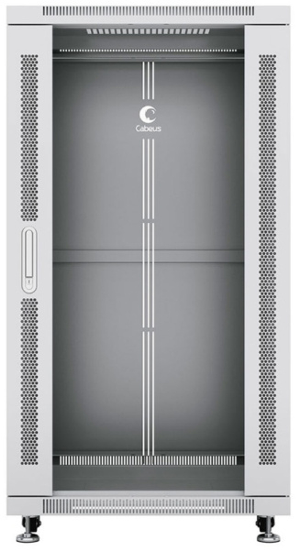 Шкаф напольный 19", 27U Cabeus SH-05C-27U60/80
