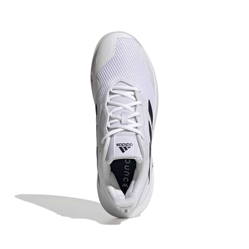 Мужские кроссовки теннисные Adidas CourtJam Control M Carpet - cloud white/team navy/cloud white