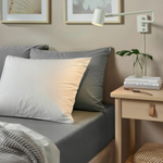 Простыня на резинке IKEA ULLVIDE (УЛЛЬВИДЕ), Серый, 180х200 см
