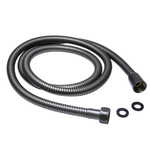 Шланг душевой 150 см имп/кон, EPDM, нерж.сталь ГРАФИТ  MIXLINE МЛ-2-150/MIX-2-150(коробка)