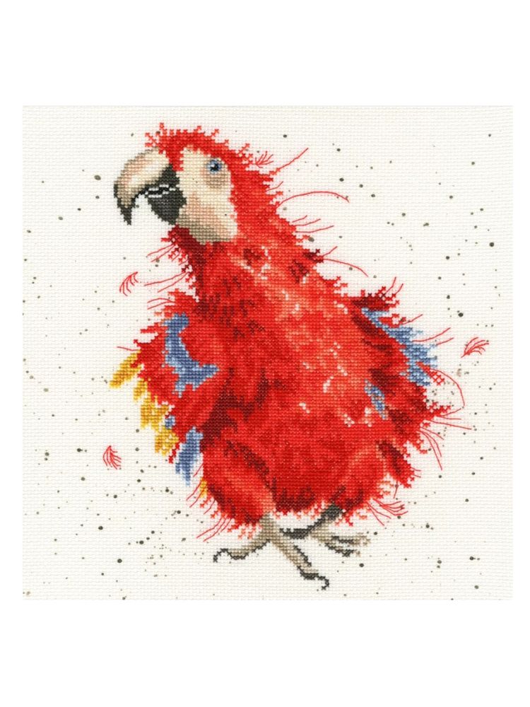 Набор для вышивания нитками Bothy Threads Parrot on Parade (Попугай на параде)
